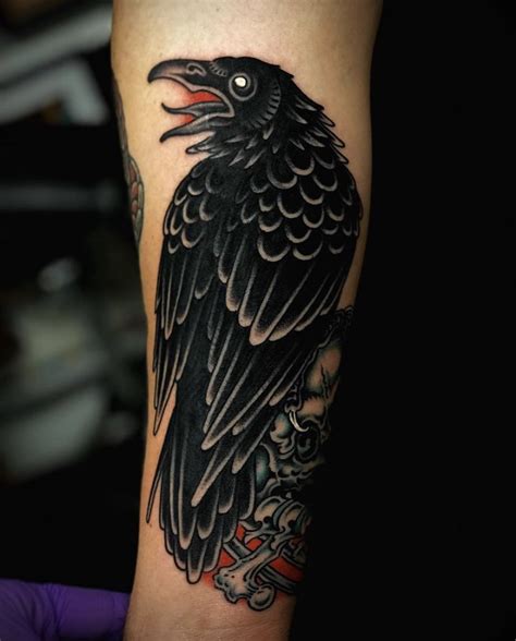 crow tattoo|More.